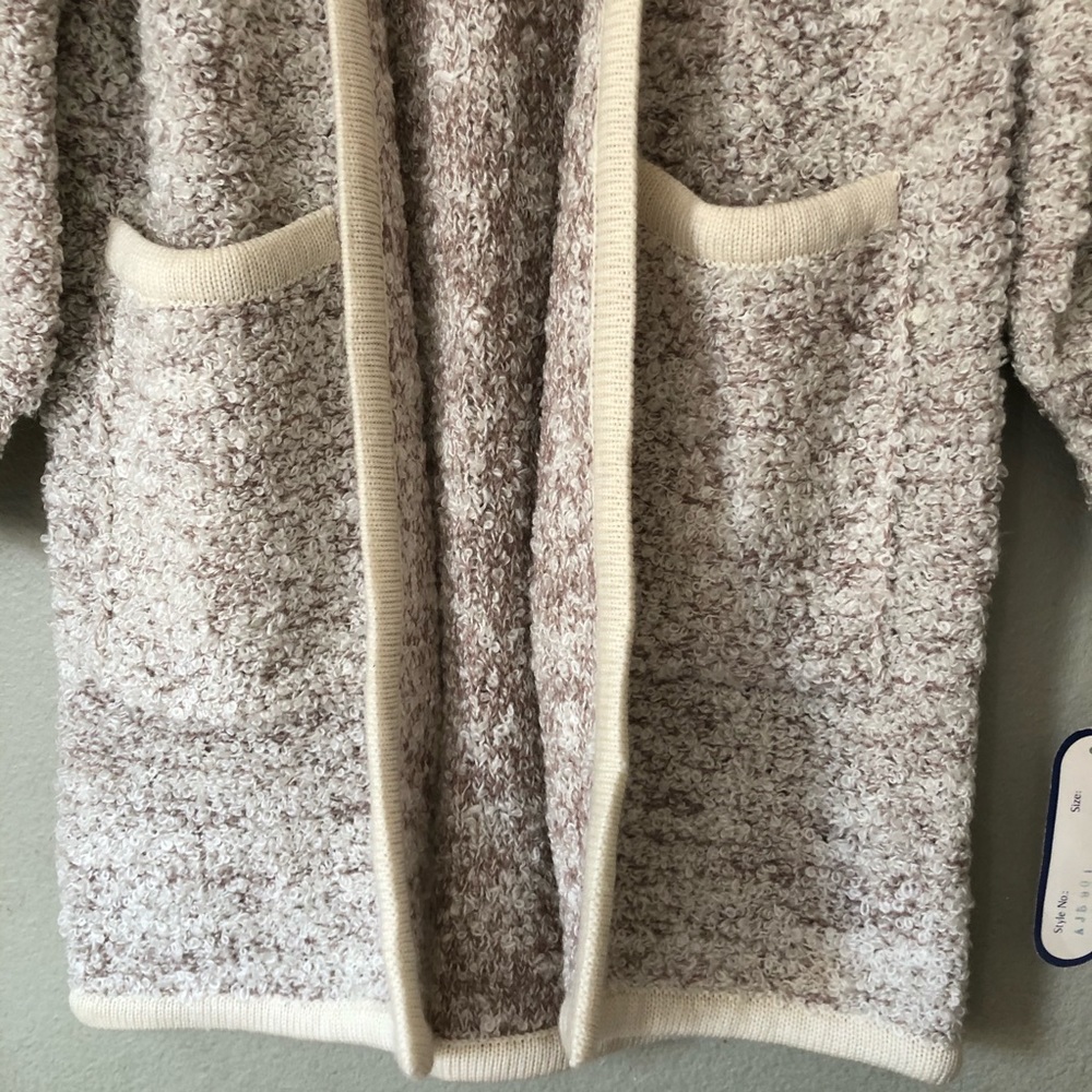 NWT Vintage Adele Joyce Open Cardigan Texture S - Picture 3 of 7